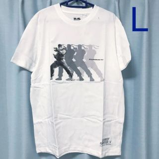 ジーユー(GU)のGU ストリートファイター グラフィックT 半袖 ホワイト L(Tシャツ/カットソー(半袖/袖なし))