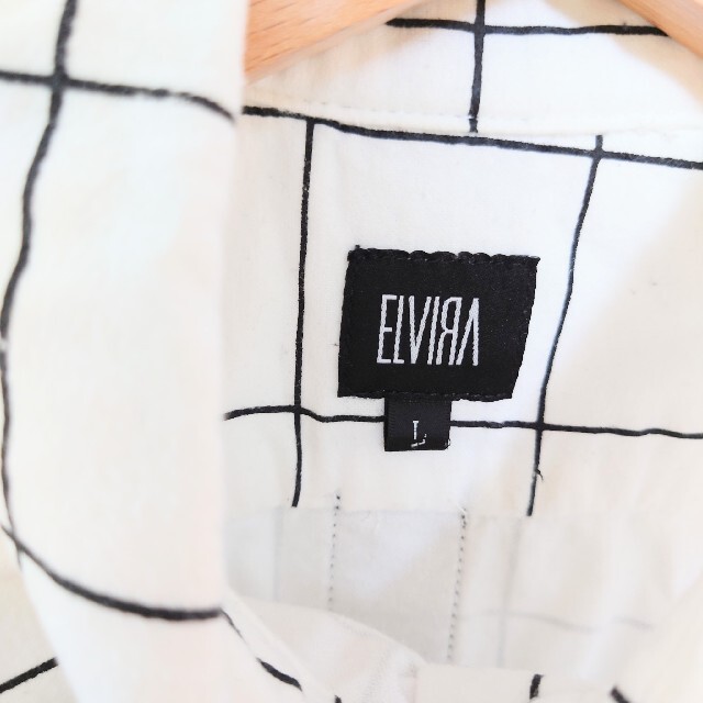 ELVIRA エルビラ オーバーサイズ チェックシャツ