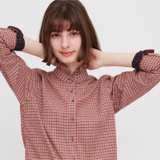 ユニクロ(UNIQLO)のユニクロ イネスのフリルブラウス♡(シャツ/ブラウス(長袖/七分))