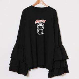 ホリデイ(holiday)のSUPER FINE RUFFLE TOPS(LOOPHOLE)(Tシャツ(長袖/七分))