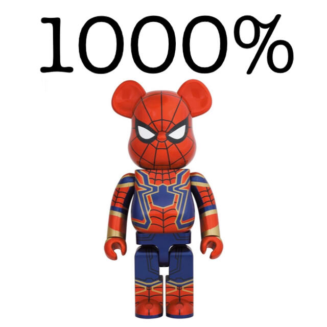 MEDICOM TOY(メディコムトイ)のBE@RBRICK IRON SPIDER 1000％ エンタメ/ホビーのフィギュア(その他)の商品写真