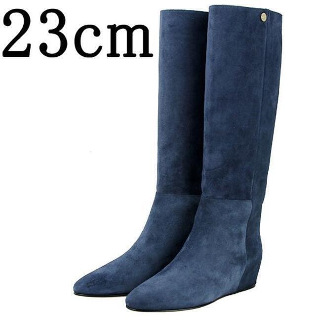 JIMMY CHOO - JIMMY CHOO ブーツ レディース ネイビー 新品 レザー h-k135