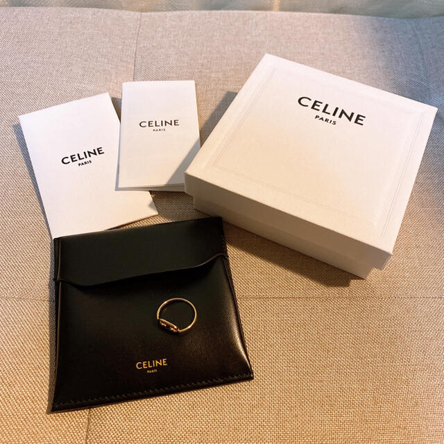 celine(セリーヌ)のceline マイヨン トリオンフ シンリング / ゴールドフィニッシュ ブラス レディースのアクセサリー(リング(指輪))の商品写真