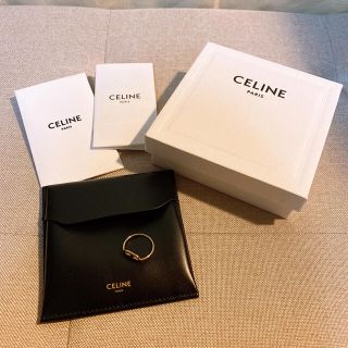 セリーヌ(celine)のceline マイヨン トリオンフ シンリング / ゴールドフィニッシュ ブラス(リング(指輪))