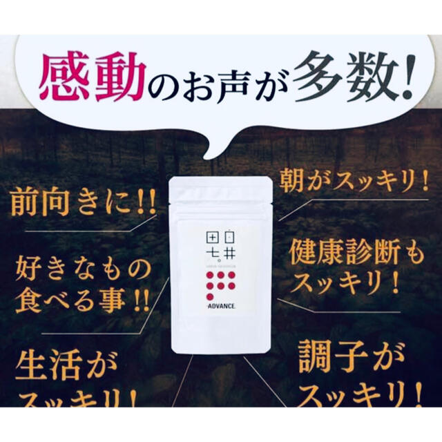 和漢の森 白井田七 アドバンス240粒入健康食品 - その他