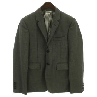 トムブラウン(THOM BROWNE)のTHOM BROWNE テーラードジャケット シングル 3B 格子 ウール L (テーラードジャケット)