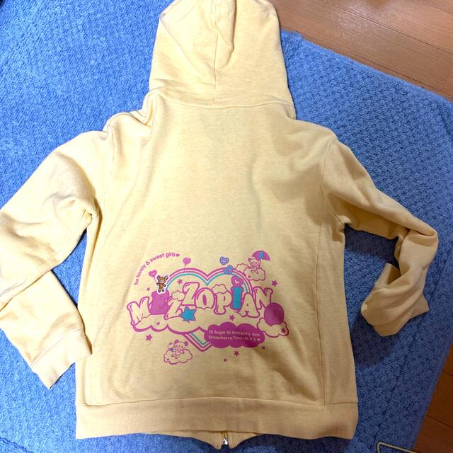 mezzo piano(メゾピアノ)のメゾピアノ　mezzo pianoパーカー キッズ/ベビー/マタニティのキッズ服女の子用(90cm~)(ジャケット/上着)の商品写真