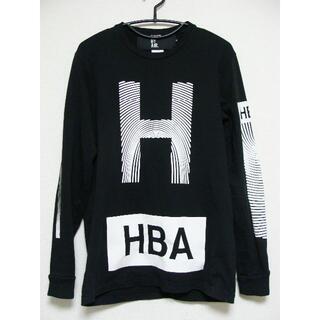 フードバイエアー(HOOD BY AIR.)のHoodByAirフッドバイエアーロゴプリントクルーネックロングTティーシャツ(Tシャツ/カットソー(七分/長袖))