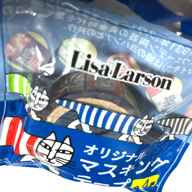 Lisa Larson(リサラーソン)のリサ・ラーソン  マスキングテープ インテリア/住まい/日用品の文房具(テープ/マスキングテープ)の商品写真