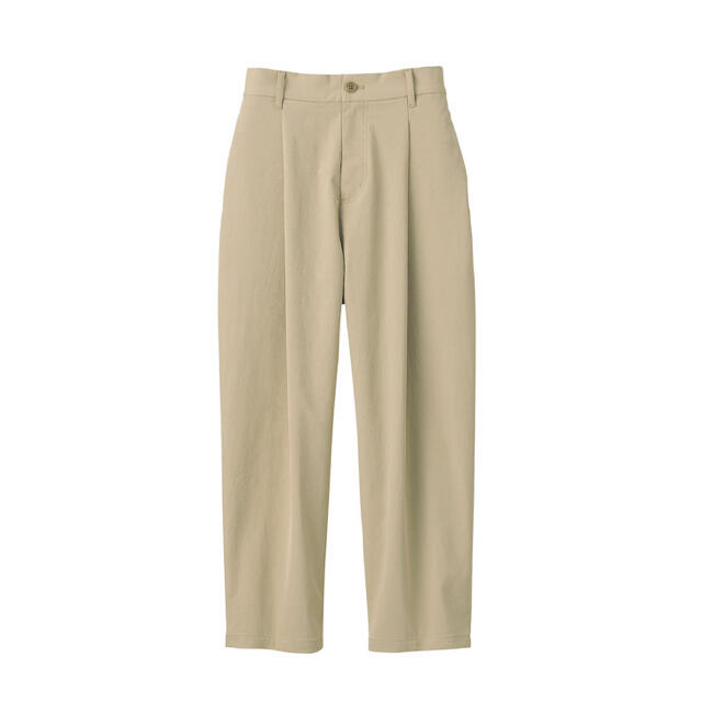 MUJI (無印良品)(ムジルシリョウヒン)の新品 無印良品 撥水ストレッチチノタックワイドパンツ レディースのパンツ(チノパン)の商品写真