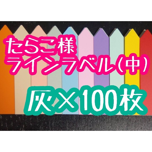 たらこ様 ラインラベル ハンドメイドのフラワー/ガーデン(その他)の商品写真