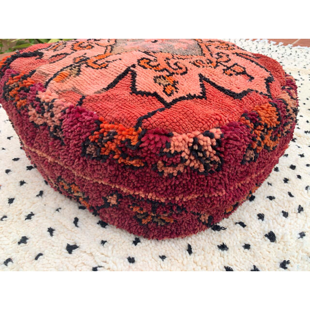オットマン モロッコ ラグ pouf 2の通販 by Boawid|ラクマ ブジャド