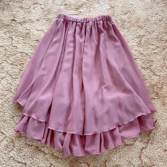 しまむら(シマムラ)のしまむら　スカート　ピンク レディースのスカート(ひざ丈スカート)の商品写真