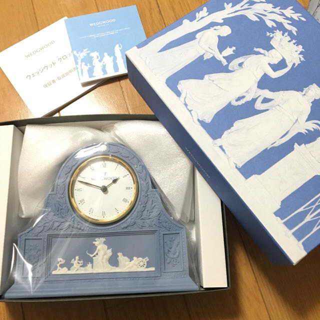 WEDGWOOD(ウェッジウッド)の1/6再値下げ‼️新品☆WEDGWOOD マントルクロック インテリア/住まい/日用品のインテリア小物(置時計)の商品写真