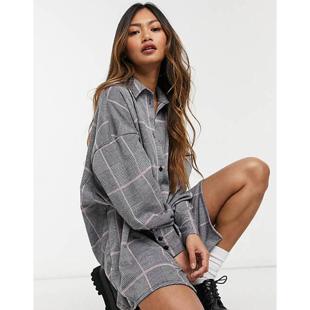 asos(エイソス)のASOS DESIGNmini long sleeve shirt dress メンズのトップス(シャツ)の商品写真