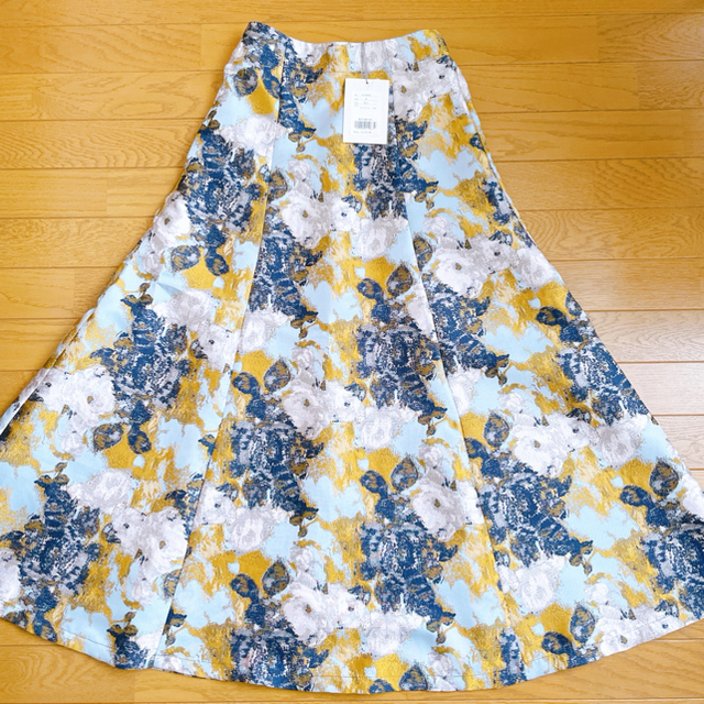 Ameri vintageABSTRACTFLOWERMERMAID SKIRT