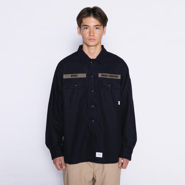 W)taps - 21SS M WTAPS BUDS LS NAVY ネイビー ダブルタップスの通販