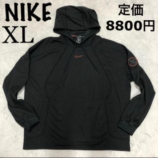 ナイキ(NIKE)のXL ナイキロンT 薄手　長袖　メンズ　男性用　春服　新品　Tシャツ　黒(Tシャツ/カットソー(七分/長袖))