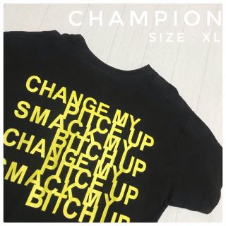 チャンピオン(Champion)の人気！champion チャンピオン　プリントTシャツ　バックプリント　XL(Tシャツ/カットソー(半袖/袖なし))