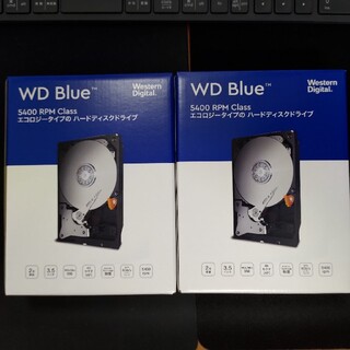 新品 2個 Western DigitalWD60EZAZ-RT (6TB)(PCパーツ)
