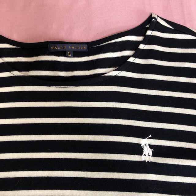 Ralph Lauren(ラルフローレン)の ラルフローレン　Ｔシャツ　Ｌサイズ レディースのトップス(シャツ/ブラウス(長袖/七分))の商品写真