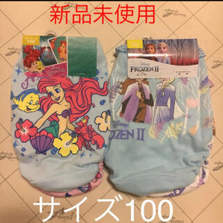 ディズニー(Disney)の【新品未使用】女児パンツ　ディズニー　サイズ100 4枚(下着)