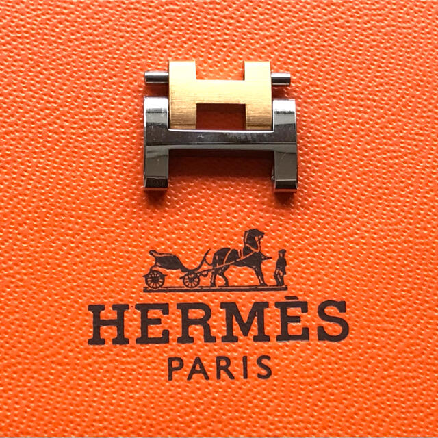 Hermes(エルメス)の美品★純正　エルメス　クリッパー　コマ　コンビ　旧型　旧タイプ　メンズ  メンズの時計(腕時計(アナログ))の商品写真