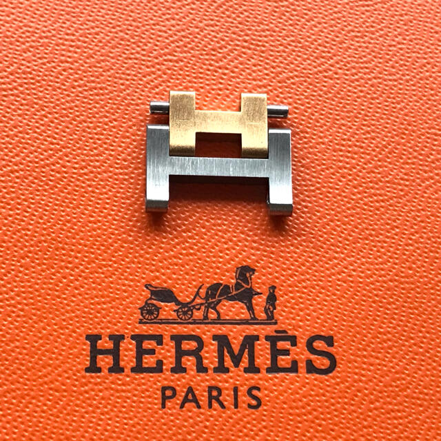 Hermes(エルメス)の美品★純正　エルメス　クリッパー　コマ　コンビ　旧型　旧タイプ　メンズ  メンズの時計(腕時計(アナログ))の商品写真