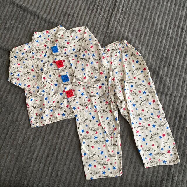 前開き　ボタンパジャマ  キッズ/ベビー/マタニティのキッズ服男の子用(90cm~)(パジャマ)の商品写真