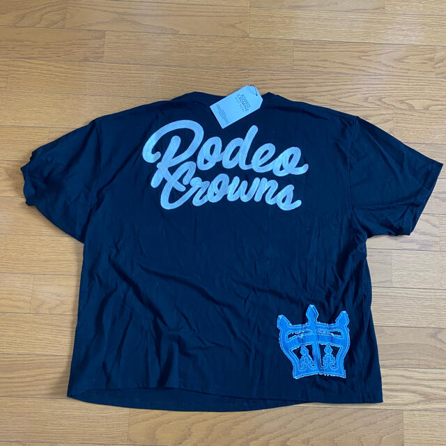 RODEO CROWNS WIDE BOWL(ロデオクラウンズワイドボウル)の❤新品未使用RODEO CROWNSデニム王冠Tシャツ❤ レディースのトップス(Tシャツ(半袖/袖なし))の商品写真