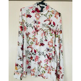 フォーエバートゥエンティーワン(FOREVER 21)のForever21 花柄シャツ(シャツ/ブラウス(長袖/七分))