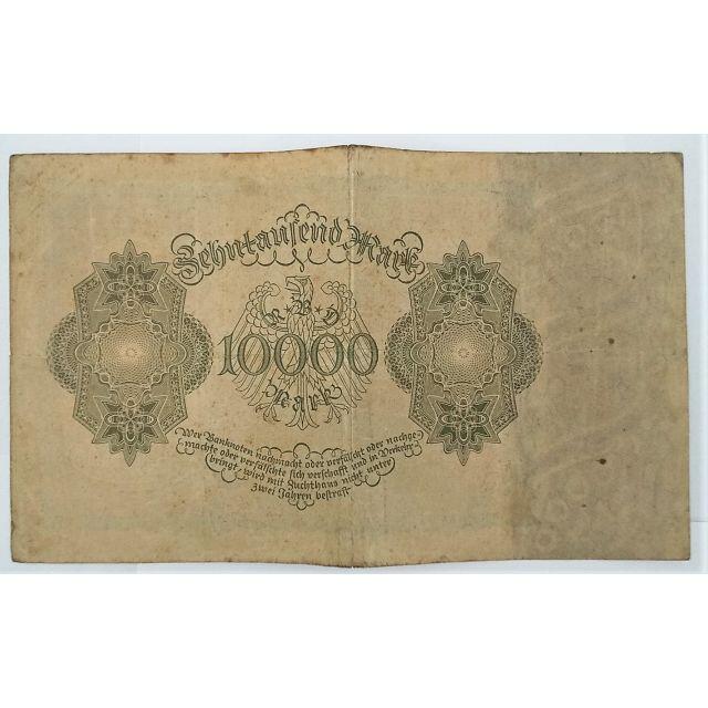 古紙幣 ドイツ 1922年 10000マルク インフレ 大きい / 外国紙幣の通販 by welldone｜ラクマ