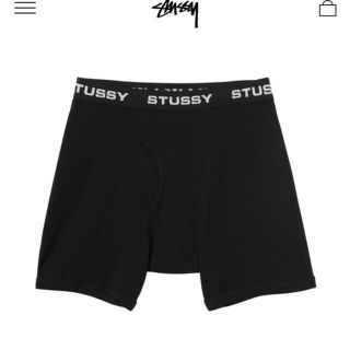 STUSSY BOXER BRIEFS 3 PACK Black M