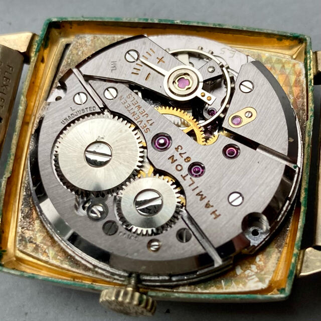 動作良好★ハミルトン アンティーク 腕時計 1950年代 メンズ 手巻き