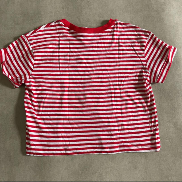 H&M - H&M ボーダー Tシャツ レッド ホワイト 赤白の通販 by まはしゅ