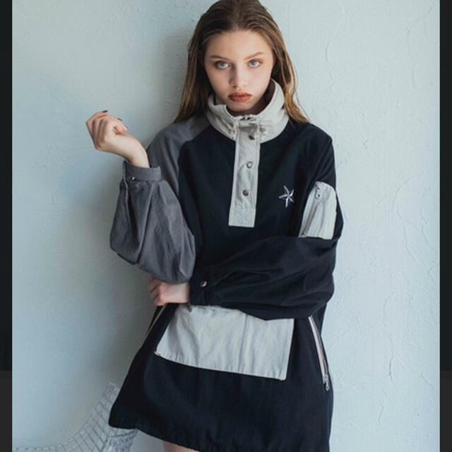 moussy - 【スス様専用】Juemi プルオーバー ブルゾン ブラックの通販