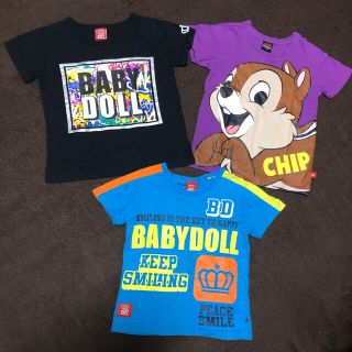 ベビードール(BABYDOLL)のベビードール 120cm 3枚セット(Tシャツ/カットソー)