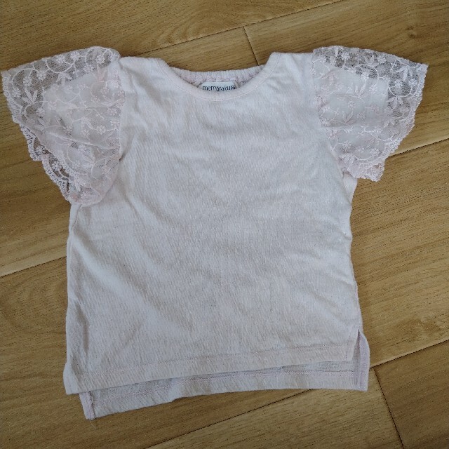 mamaraku フリルトップス　90 キッズ/ベビー/マタニティのキッズ服女の子用(90cm~)(Tシャツ/カットソー)の商品写真