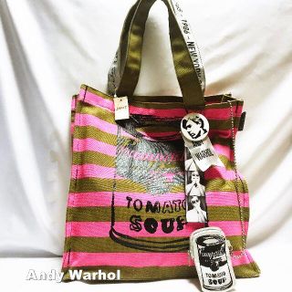 アンディウォーホル(Andy Warhol)の【andy Warhol】Campbell Cans トートバッグ タグ付未使用(トートバッグ)