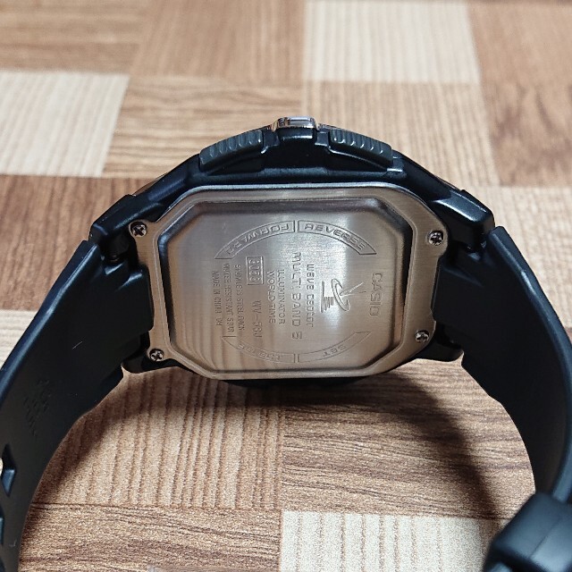 CASIO(カシオ)の良品【CASIO／WAVECEPTOR】デジタル 電波ソーラー メンズ腕時計 メンズの時計(腕時計(デジタル))の商品写真