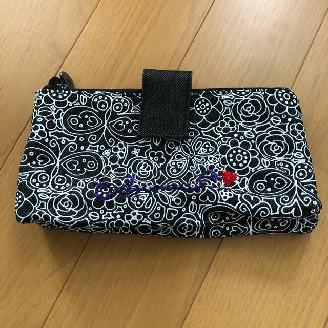 ANNA SUI  ブラックデニムポーチ