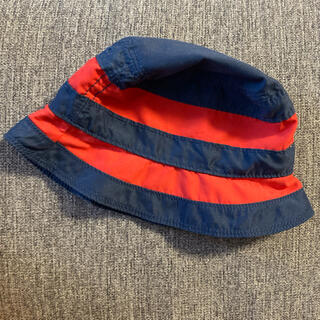 ベビーギャップ(babyGAP)のbabyGAP ベビー用　帽子　赤×紺　46cm(帽子)