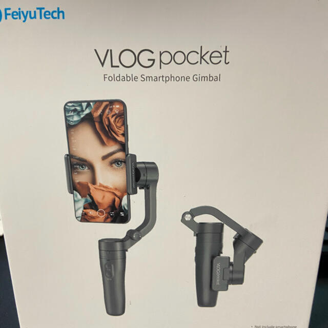 FeiyuTech VLOG pocket 超小型 ジンバル iPhone スマホ/家電/カメラのスマホアクセサリー(自撮り棒)の商品写真