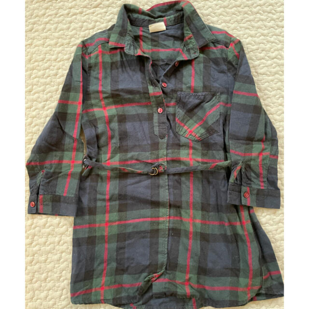 ZARA(ザラ)のZARA トップス➕チュニック　100cm 2点セット キッズ/ベビー/マタニティのキッズ服女の子用(90cm~)(ワンピース)の商品写真