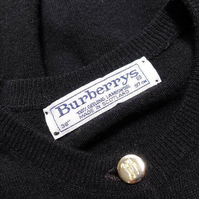 BURBERRY(バーバリー)のBURBERRY　カーディガン　レディース　ブラック レディースのトップス(カーディガン)の商品写真