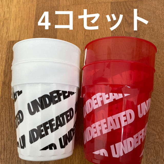 UNDEFEATED(アンディフィーテッド)のUNDEFEATED FLUTED STADIUM CUP 4set メンズのメンズ その他(その他)の商品写真