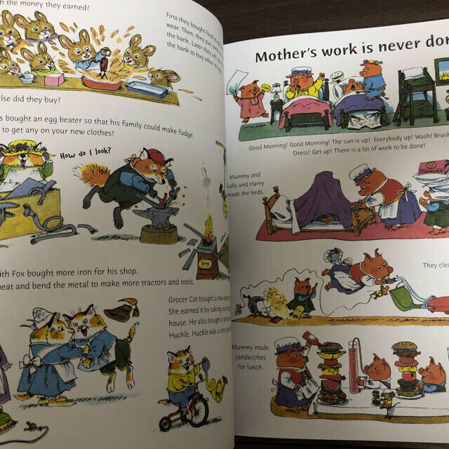 Richard Scarryリチャードスキャリー 英語絵本 絵辞書10冊