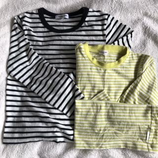 グローバルワーク(GLOBAL WORK)のボーダーキッズ長袖Tシャツセット(Tシャツ/カットソー)