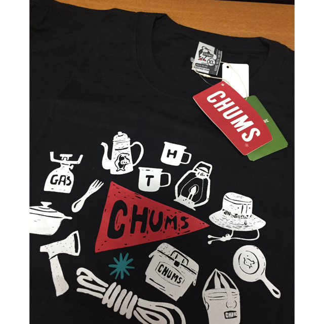CHUMS(チャムス)の【CHUMS／チャムス】キャンプギア◆プリントTシャツXL メンズのトップス(Tシャツ/カットソー(半袖/袖なし))の商品写真