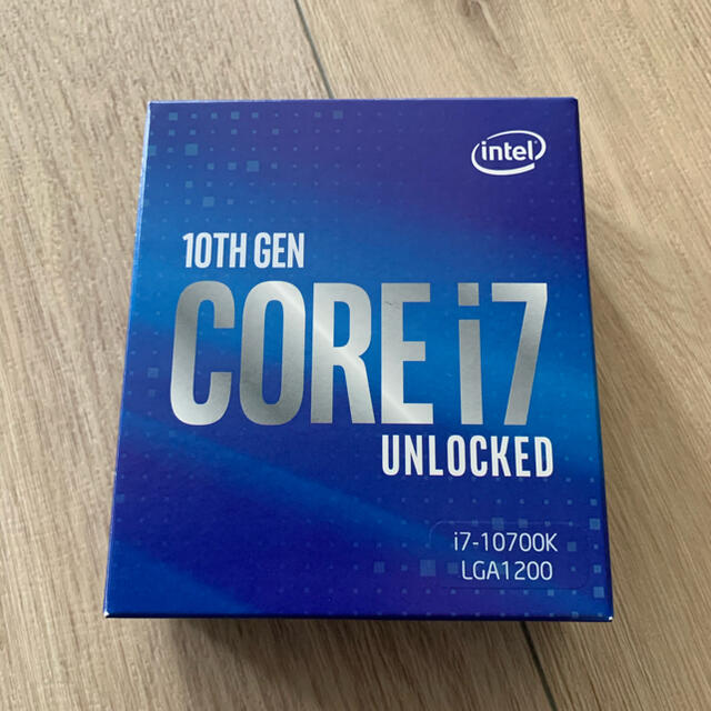 Intel core i7 10700K BOX 日本正規流通商品スマホ/家電/カメラ